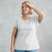 Blauw Modern Regenboog en sterren Wit Baby shower T-shirt