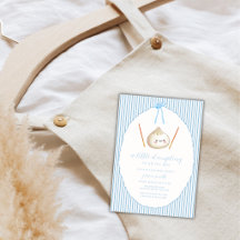 Blauw Moderne Jongensboog Aziatische Dumpling Baby
