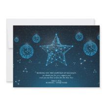 Blauw Moderne Kerstster Zakelijk Logo Zakelijk