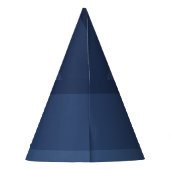 Blauw Monochroom Feesthoedjes (Achterkant)