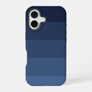 Blauw Monochroom iPhone 16 Hoesje