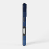 Blauw Monochroom iPhone 16 Hoesje (Rechterkant)