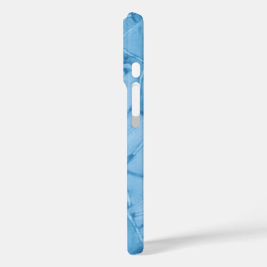 Blauw Monogram Case-Mate iPhone Case (Achterkant / Links)