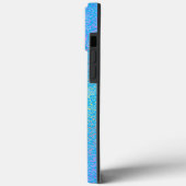 Blauw Monogram Gevlekte CaseMate iPhone HAMbyWG Case-Mate iPhone Case (Achterkant / Links)