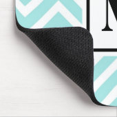 Blauw Monogram Muismat (Hoek)