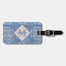  blauw monogram Portugese tegels