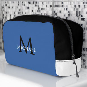 Blauw Monogram – Reis voor herenactiviteit golfwee Toilettasje