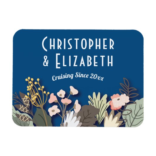 Blauw Monogram voor de finale cruiseschip Magneet (Horizontaal)