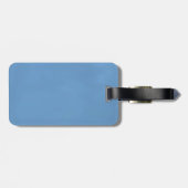 Blauw Monster Bagagelabel (Achterkant horizontaal)