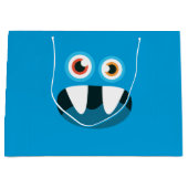 Blauw Monster Groot Cadeauzakje (Voorkant)