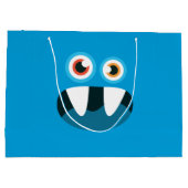 Blauw Monster Groot Cadeauzakje (Achterkant)
