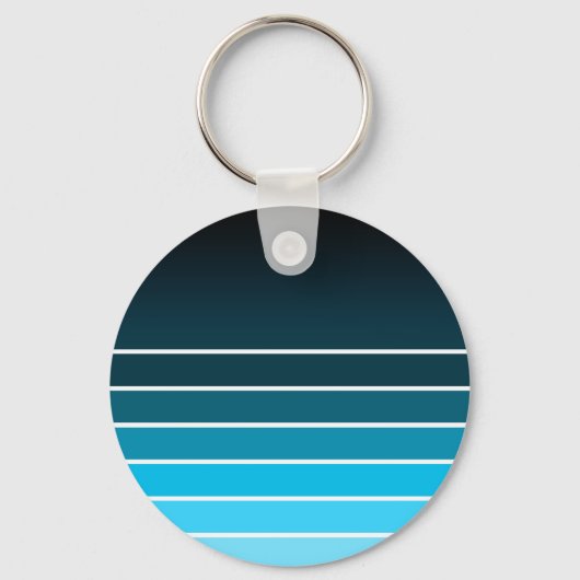 blauw monster sleutelhanger (Voorkant)