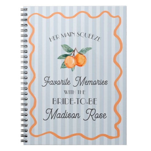 Blauw Moppie Hoofdknuffel Favoriete Herinneringen  Notitieboek (Voorkant)