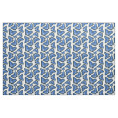 Blauw morfovlinderpatroonontwerp stof (Fat Quarter)