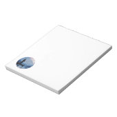 Blauw Morgen Schemer Visvangst Notitieblok (Linkerzijde)
