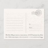 Blauw moskee Briefkaart (Achterkant)