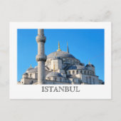 Blauw moskee Briefkaart (Voorkant)