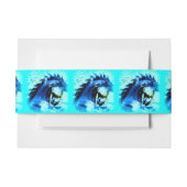 blauw mosterang hengleon uitnodigingen wikkel (Voorkant Voorbeeld)