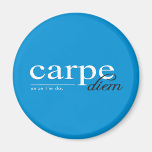 Blauw Motivatie Inspirerend citaat Magneet