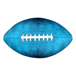 Blauw mozaïek geometrisch patroon american football