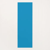 Blauw mozaïek geometrisch patroon yogamat (Achterkant)