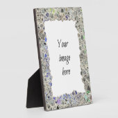 Blauw MozaïekLijst Fotoplaat (Zijkant)