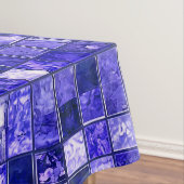 Blauw mozaïekpatroon tafelkleed (Voorbeeld)