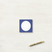 Blauw mozaïekpixelpatroon post-it® notes (Op bureau)