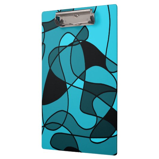 blauw Multomap Patroon 3 Ring-laptop Klembord (Links)