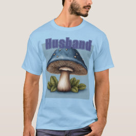Blauw Mushroom Man T-shirt