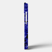 Blauw muzieknootsymbool Case-Mate iPhone case (Achterkant / Links)