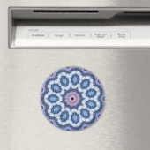Blauw N roze caleidoscoop Magneet (Insitu (Vaatwasser))