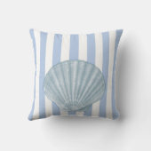 Blauw naadje en stripes kussen (Achterkant)