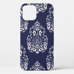 blauw naadloos demaselement Case-Mate iPhone case