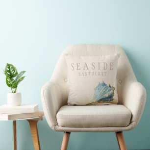  blauw naadloos Nantucket Pillow Kussen