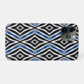 Blauw naadloos patroon Case-Mate iPhone case (Achterkant (horizontaal))