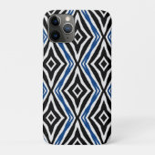 Blauw naadloos patroon Case-Mate iPhone case (Achterkant)