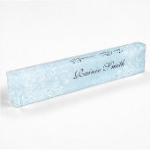 Blauw-naam Bord Naambordje