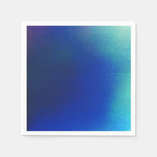 Blauw naar Aqua Cocktail Napkins Servet (Voorkant)