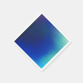 Blauw naar Aqua Cocktail Napkins Servet (Hoek)