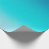 Blauw naar Aqua Gradiënt Inpakpapier Minimalist Mo (Hoek)