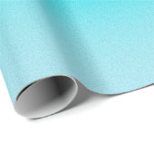 Blauw naar Aqua Gradiënt Inpakpapier Minimalist Mo (Rol Hoek)