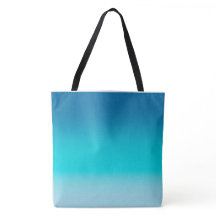 Blauw naar Aqua Gradiënt Moderne Ombre Atleet