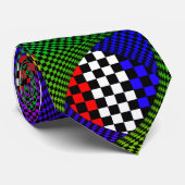 Blauw naar Groen Regenboog van Kenneth Yoncich Stropdas (Opgerold)