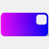 Blauw naar magenta Bright Ombre Case-Mate iPhone Case (Achterkant (horizontaal))