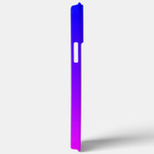 Blauw naar Magenta helder ombre Case-Mate iPhone Case (Achterkant / Rechts)