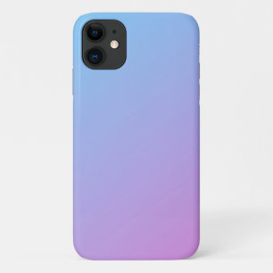 Blauw naar roze ombre iPhone 11 Hoesje