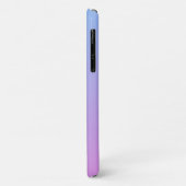Blauw naar roze ombre iPhone 11 Hoesje (Achterkant/links)