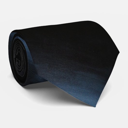 Blauw naar zwart Stropdas 2e editie (Opgerold)
