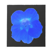 Blauw Nasturtium-notebook Notitieblok (Voorkant)